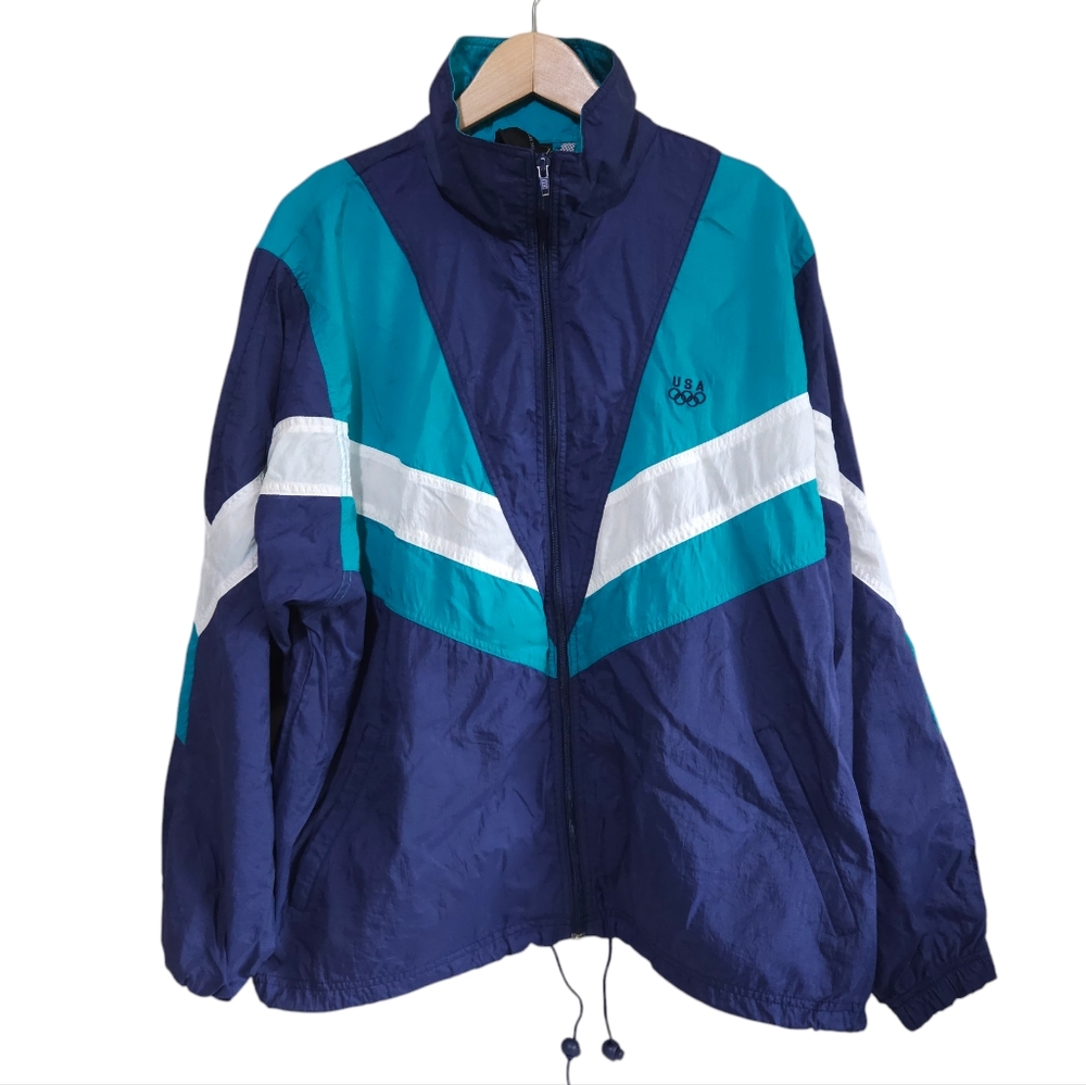 Vintage USA Olympics J.C. Penney Zip-up Windbreaker